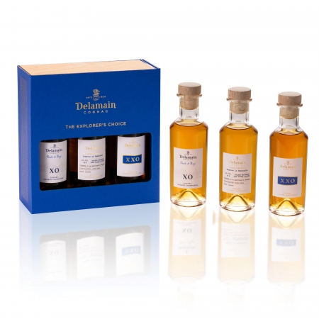 Coffret The Explorer's Choice Grande Champagne Cognac Delamain