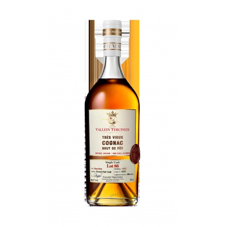 Cognac Lot 86 Bons Bois brut de fût Vallein-Tercinier édition limitée