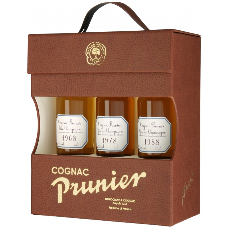 Coffret Lucky Box millésimes Cognac Prunier édition limitée